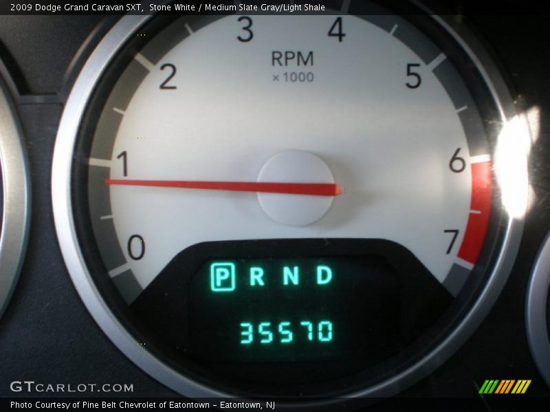 Stone White / Medium Slate Gray/Light Shale 2009 Dodge Grand Caravan SXT