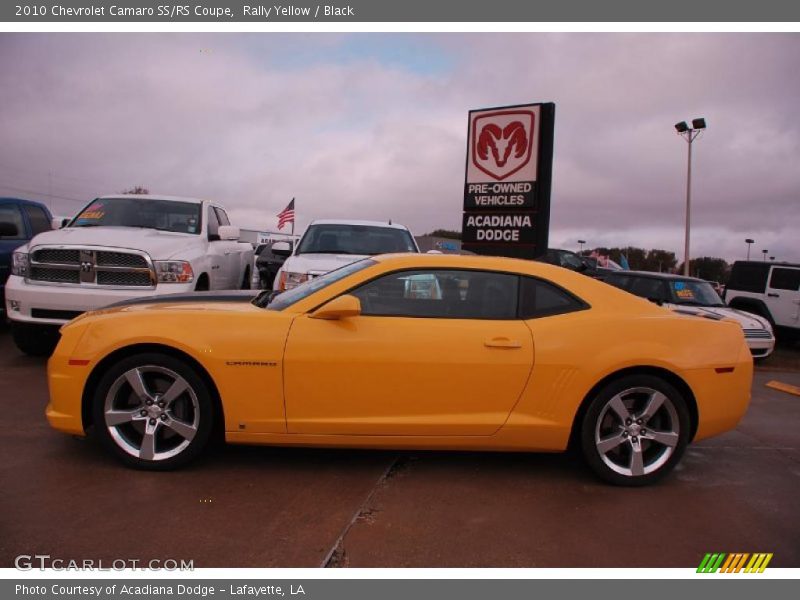 Rally Yellow / Black 2010 Chevrolet Camaro SS/RS Coupe
