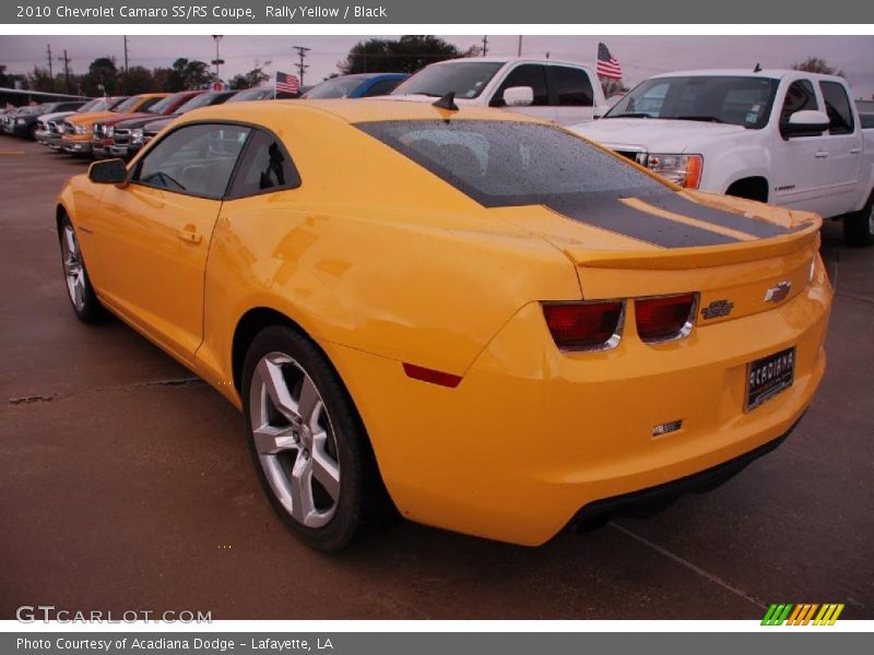 Rally Yellow / Black 2010 Chevrolet Camaro SS/RS Coupe