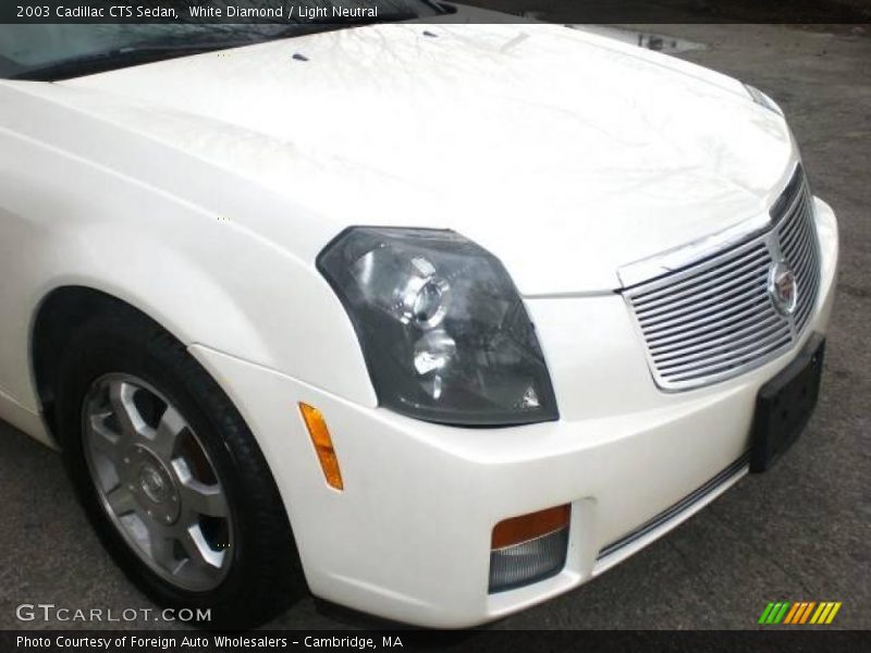 White Diamond / Light Neutral 2003 Cadillac CTS Sedan