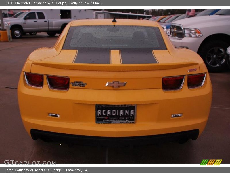 Rally Yellow / Black 2010 Chevrolet Camaro SS/RS Coupe