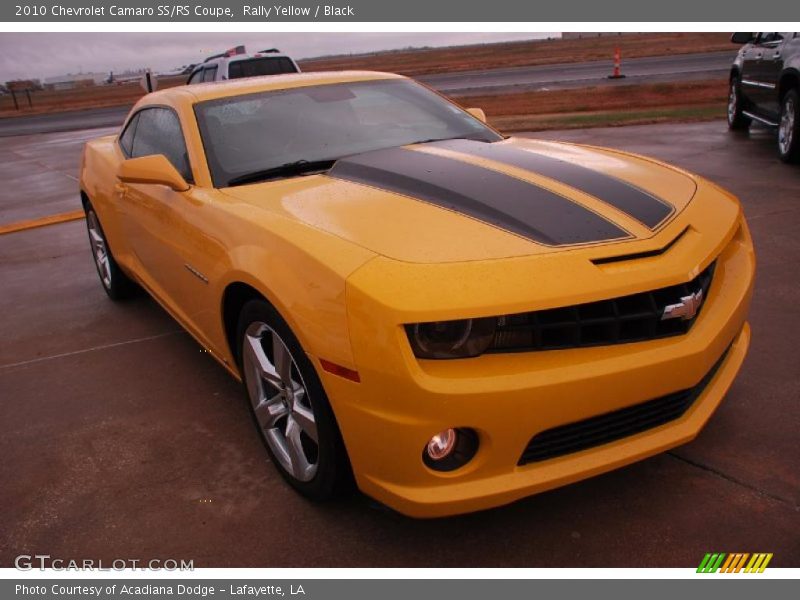 Rally Yellow / Black 2010 Chevrolet Camaro SS/RS Coupe