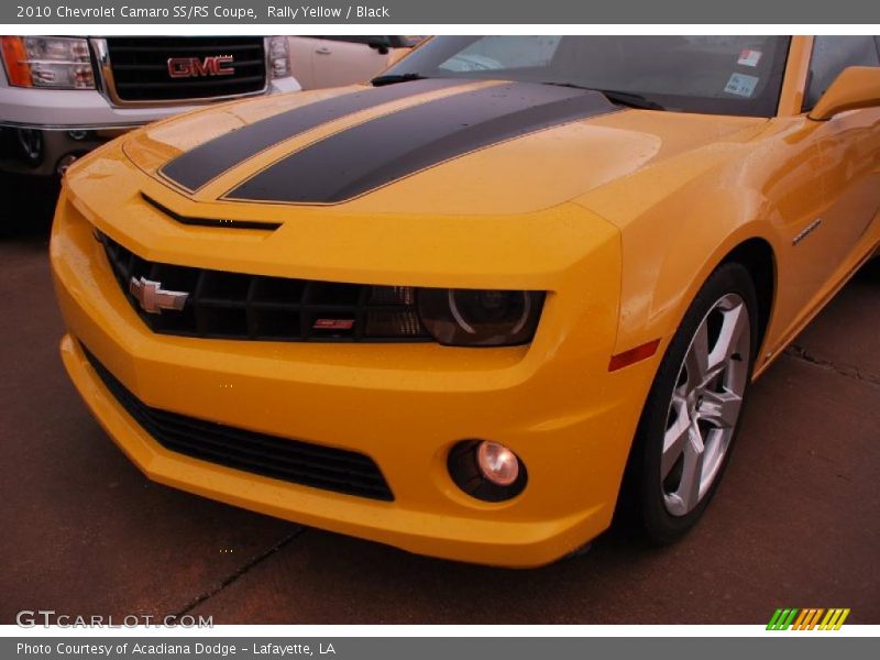 Rally Yellow / Black 2010 Chevrolet Camaro SS/RS Coupe