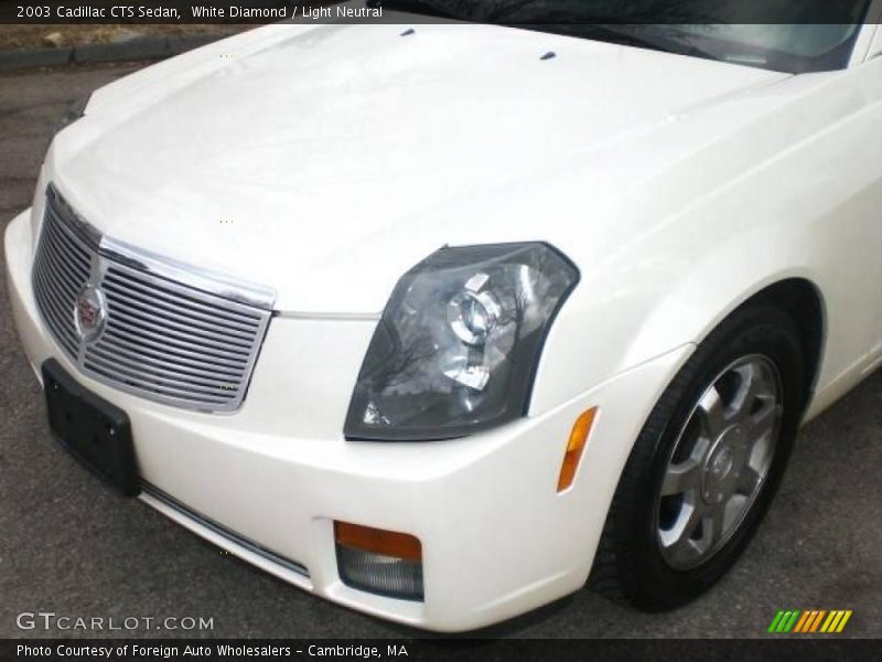 White Diamond / Light Neutral 2003 Cadillac CTS Sedan