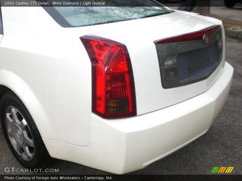 White Diamond / Light Neutral 2003 Cadillac CTS Sedan
