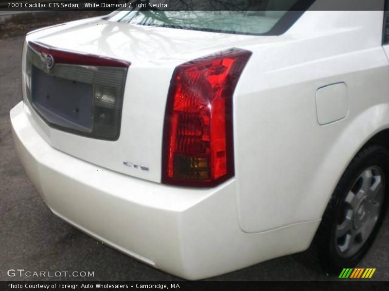White Diamond / Light Neutral 2003 Cadillac CTS Sedan