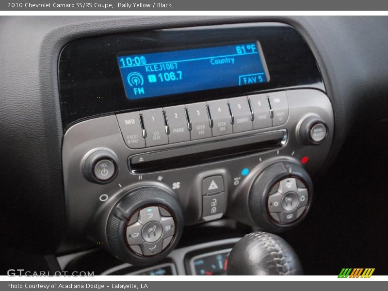 Rally Yellow / Black 2010 Chevrolet Camaro SS/RS Coupe