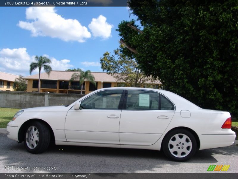 Crystal White / Ecru 2003 Lexus LS 430 Sedan