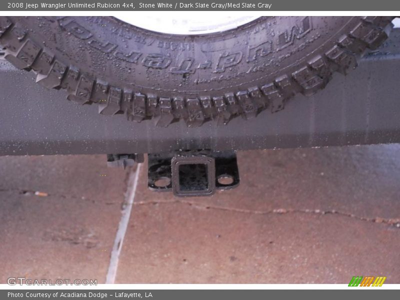 Stone White / Dark Slate Gray/Med Slate Gray 2008 Jeep Wrangler Unlimited Rubicon 4x4