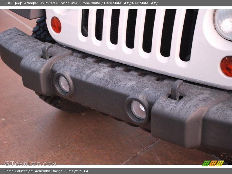 Stone White / Dark Slate Gray/Med Slate Gray 2008 Jeep Wrangler Unlimited Rubicon 4x4