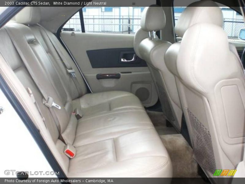 White Diamond / Light Neutral 2003 Cadillac CTS Sedan