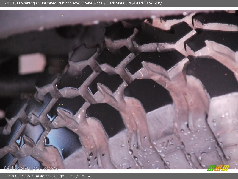 Stone White / Dark Slate Gray/Med Slate Gray 2008 Jeep Wrangler Unlimited Rubicon 4x4