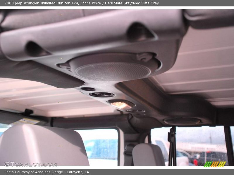 Stone White / Dark Slate Gray/Med Slate Gray 2008 Jeep Wrangler Unlimited Rubicon 4x4