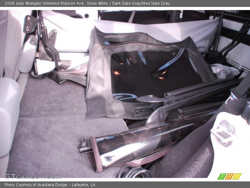 Stone White / Dark Slate Gray/Med Slate Gray 2008 Jeep Wrangler Unlimited Rubicon 4x4