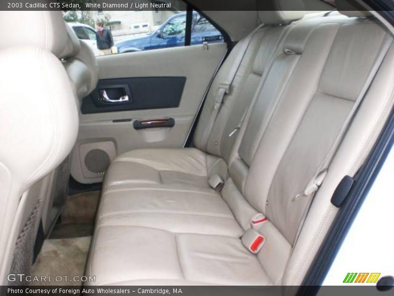 White Diamond / Light Neutral 2003 Cadillac CTS Sedan