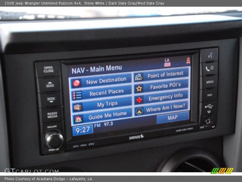 Stone White / Dark Slate Gray/Med Slate Gray 2008 Jeep Wrangler Unlimited Rubicon 4x4