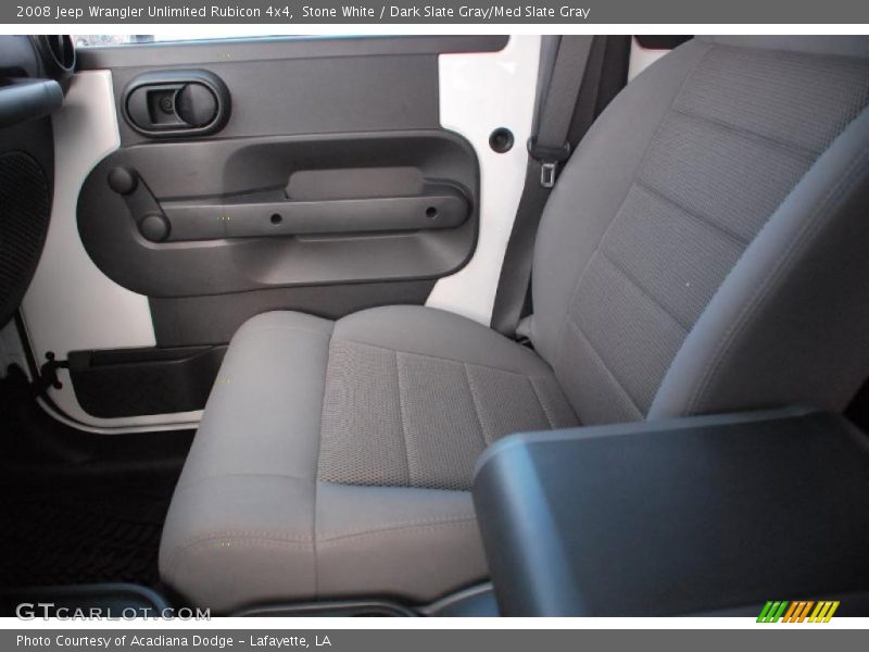 Stone White / Dark Slate Gray/Med Slate Gray 2008 Jeep Wrangler Unlimited Rubicon 4x4