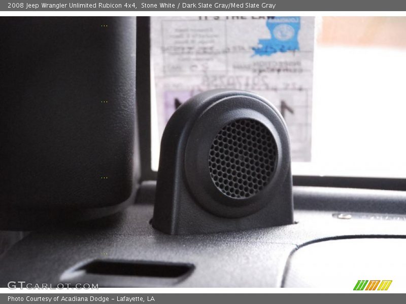 Stone White / Dark Slate Gray/Med Slate Gray 2008 Jeep Wrangler Unlimited Rubicon 4x4
