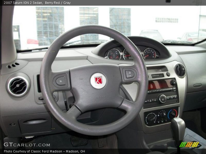 Berry Red / Gray 2007 Saturn ION 2 Sedan