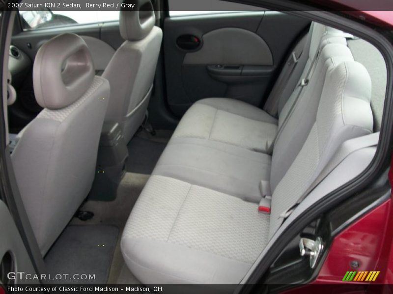 Berry Red / Gray 2007 Saturn ION 2 Sedan