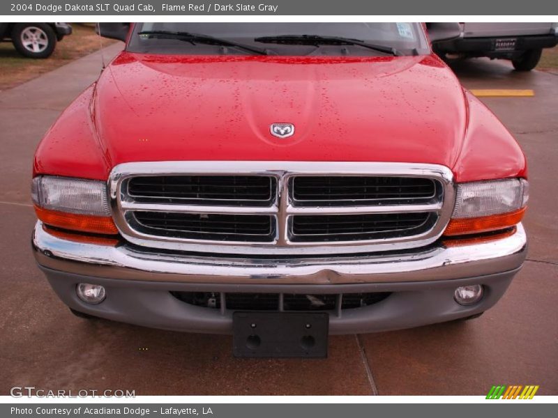 Flame Red / Dark Slate Gray 2004 Dodge Dakota SLT Quad Cab