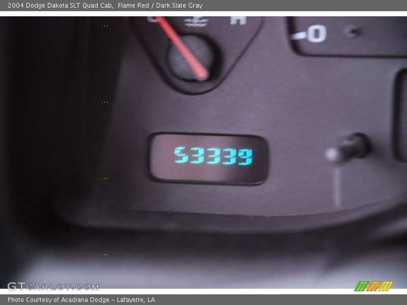 Flame Red / Dark Slate Gray 2004 Dodge Dakota SLT Quad Cab