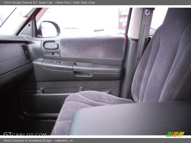 Flame Red / Dark Slate Gray 2004 Dodge Dakota SLT Quad Cab