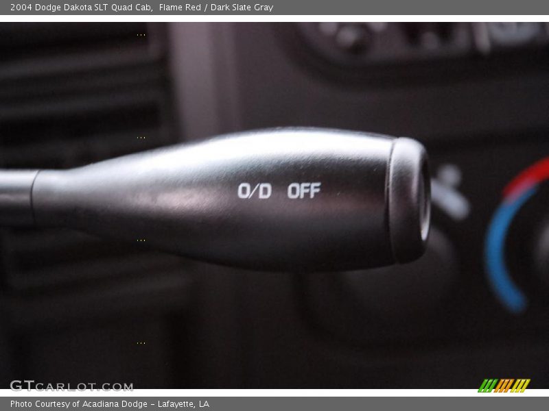 Flame Red / Dark Slate Gray 2004 Dodge Dakota SLT Quad Cab