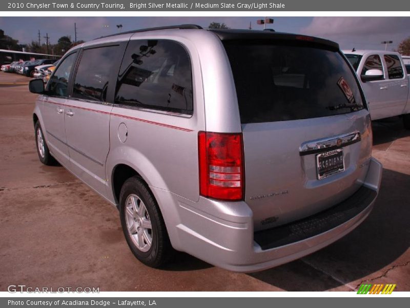 Bright Silver Metallic / Medium Slate Gray/Light Shale 2010 Chrysler Town & Country Touring