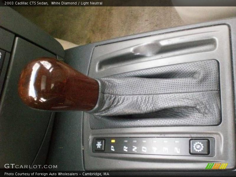 White Diamond / Light Neutral 2003 Cadillac CTS Sedan