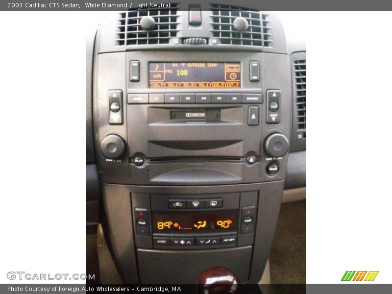 White Diamond / Light Neutral 2003 Cadillac CTS Sedan