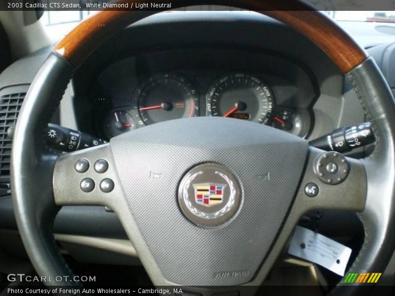 White Diamond / Light Neutral 2003 Cadillac CTS Sedan