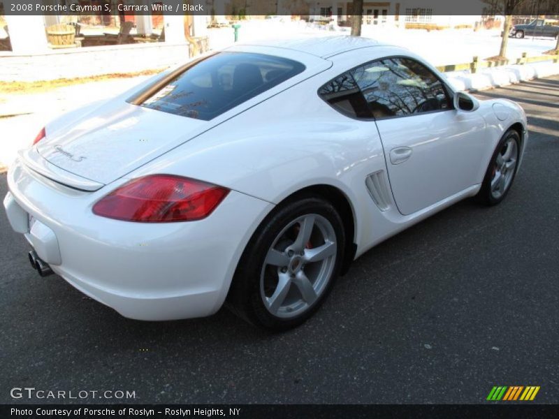 Carrara White / Black 2008 Porsche Cayman S