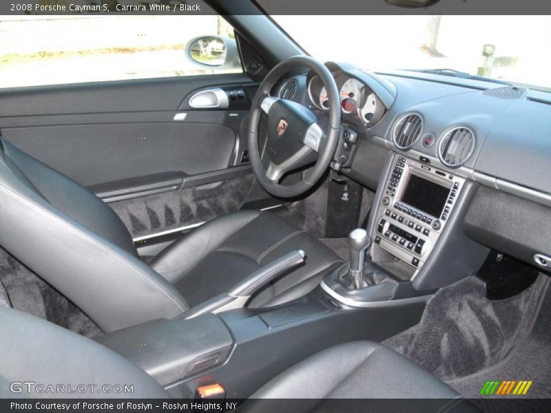  2008 Cayman S Black Interior