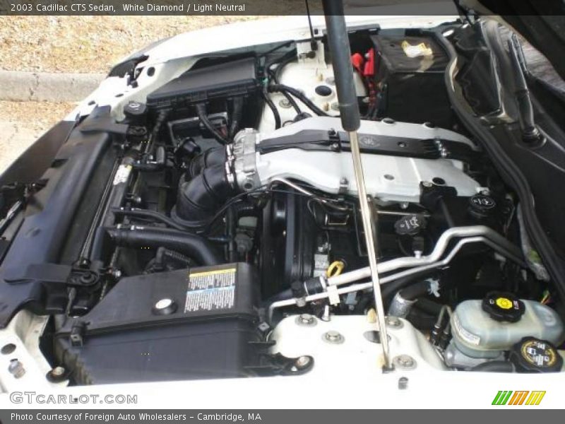 White Diamond / Light Neutral 2003 Cadillac CTS Sedan