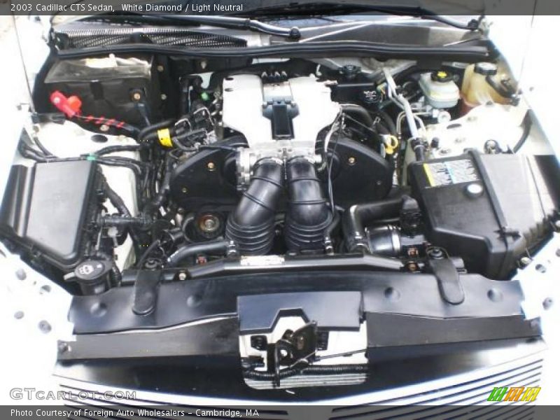 White Diamond / Light Neutral 2003 Cadillac CTS Sedan