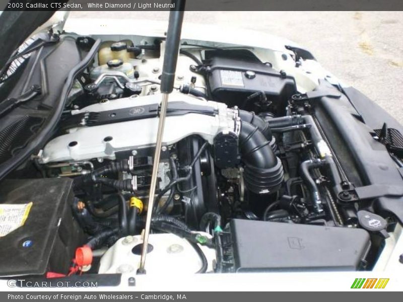 White Diamond / Light Neutral 2003 Cadillac CTS Sedan