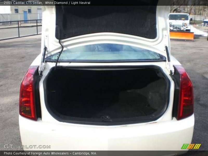 White Diamond / Light Neutral 2003 Cadillac CTS Sedan