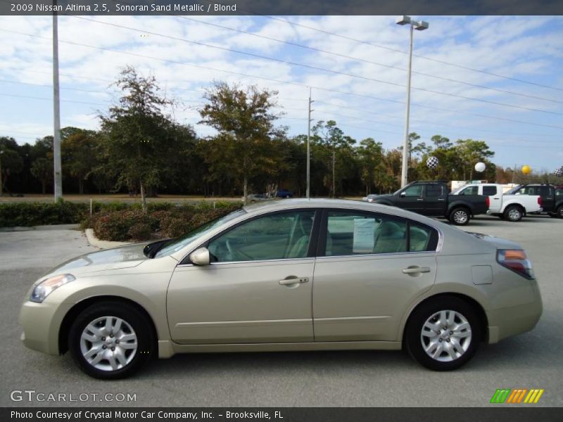 Sonoran Sand Metallic / Blond 2009 Nissan Altima 2.5