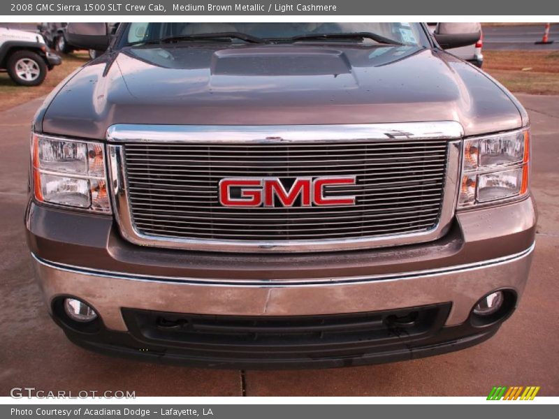 Medium Brown Metallic / Light Cashmere 2008 GMC Sierra 1500 SLT Crew Cab