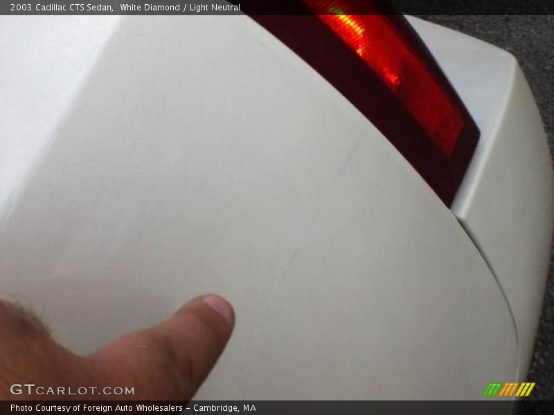 White Diamond / Light Neutral 2003 Cadillac CTS Sedan