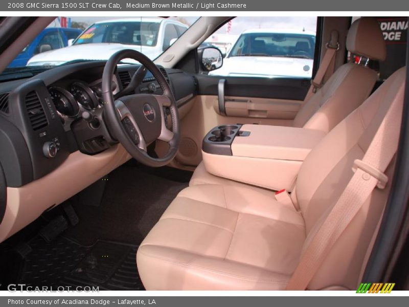  2008 Sierra 1500 SLT Crew Cab Light Cashmere Interior