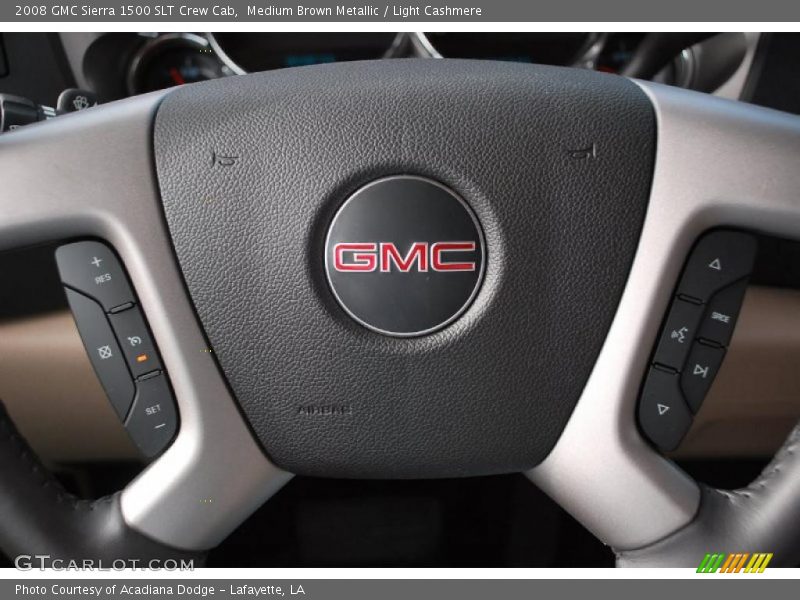 Medium Brown Metallic / Light Cashmere 2008 GMC Sierra 1500 SLT Crew Cab