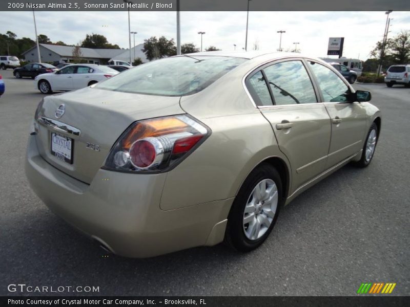 Sonoran Sand Metallic / Blond 2009 Nissan Altima 2.5