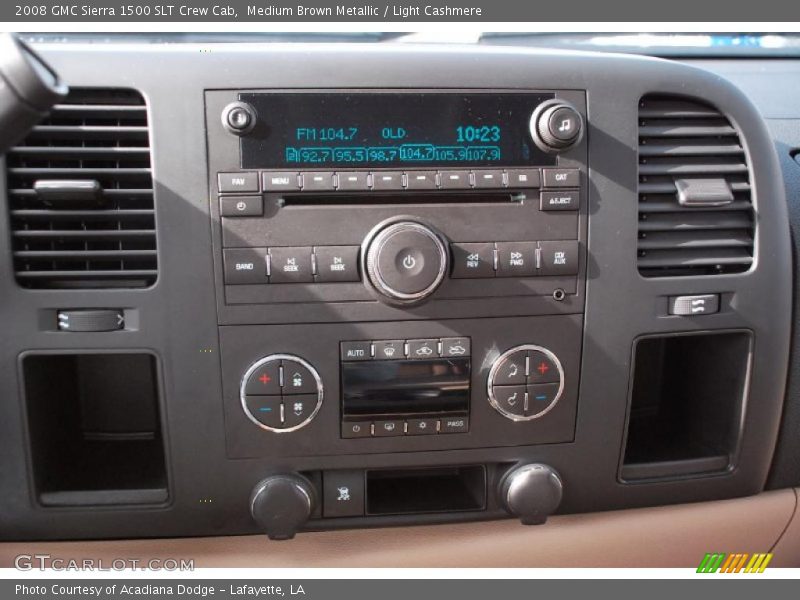 Controls of 2008 Sierra 1500 SLT Crew Cab