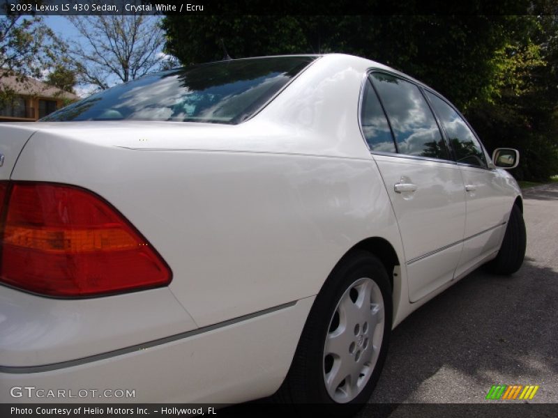 Crystal White / Ecru 2003 Lexus LS 430 Sedan