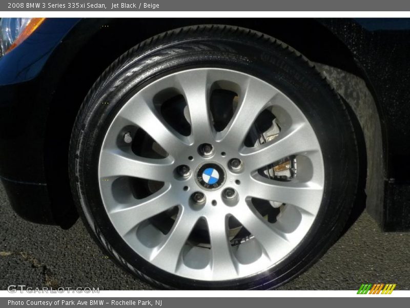 Jet Black / Beige 2008 BMW 3 Series 335xi Sedan