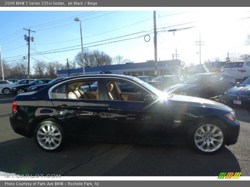 Jet Black / Beige 2008 BMW 3 Series 335xi Sedan