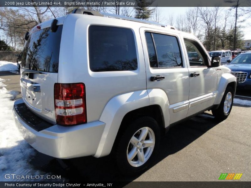 Bright Silver Metallic / Pastel Slate Gray 2008 Jeep Liberty Limited 4x4