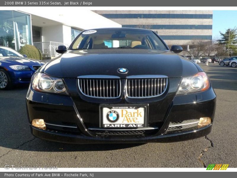 Jet Black / Beige 2008 BMW 3 Series 335xi Sedan